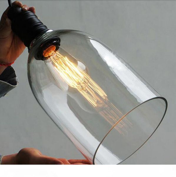 retro industrial diy ceiling lamp light glass pendant lighting home decor fixtures edison bulb e27 110v-240v
retro industrial diy ceiling lamp light glass pendant lighting home decor fixtures edison bulb e27 110v-240v