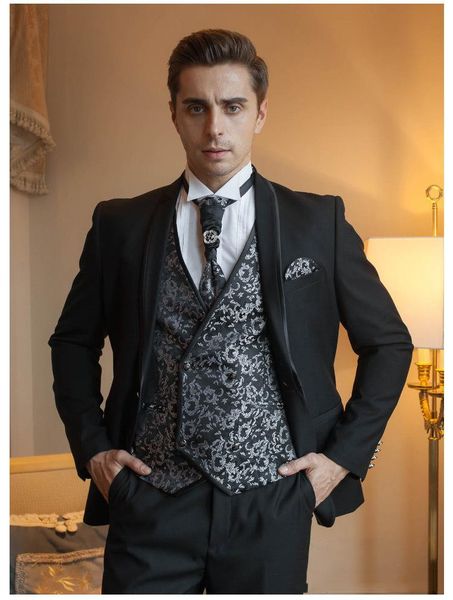 custom-made one button groomsmen shawl lapel groom tuxedos men suits wedding/prom/dinner man blazer(jacket+pants+tie+vest) w269, Black;gray
custom-made one button groomsmen shawl lapel groom tuxedos men suits wedding/prom/dinner man blazer(jacket+pants+tie+vest) w269, Black;gray