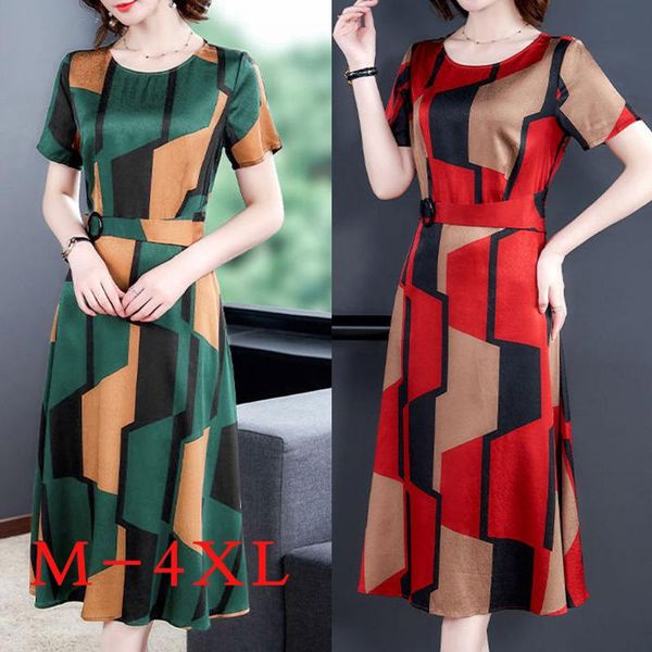 women's swimwear -4xl vintage elegant geometric print dress plus size fashion casual women o-neck short sleeve a-line patchwork slim, White;black
women's swimwear -4xl vintage elegant geometric print dress plus size fashion casual women o-neck short sleeve a-line patchwork slim, White;black
