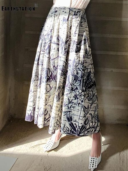 retro jungle print high waist pleated zou half-length skirt ladies summer new style temperament fluffy skirt, Black
retro jungle print high waist pleated zou half-length skirt ladies summer new style temperament fluffy skirt, Black