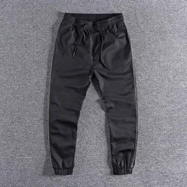 men's pants 2021 legged casual trousers spring and summer thin sports loose corset close up capris 0318, Black
men's pants 2021 legged casual trousers spring and summer thin sports loose corset close up capris 0318, Black