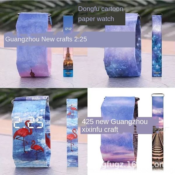 animation drawing creative waterproof personalized paper watch fashion paper watch with arbitrary pattern, Blue
animation drawing creative waterproof personalized paper watch fashion paper watch with arbitrary pattern, Blue