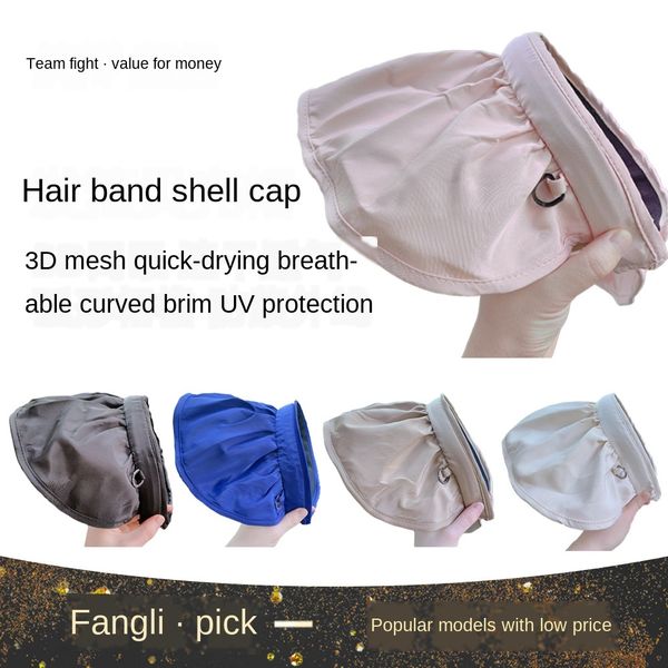 straight female korea east gate hair band hair band sunscreen shell hat sunscreen hat foldable, Blue;gray
straight female korea east gate hair band hair band sunscreen shell hat sunscreen hat foldable, Blue;gray
