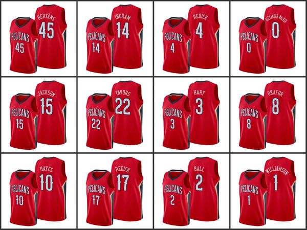 New Orleans Pelicans Zion Williamson Dairis Bertans Frank Jackson Jaxson Hayes Nikola Mirotic J.J. Redick Men 2019-20 City Jersey
New Orleans Pelicans Zion Williamson Dairis Bertans Frank Jackson Jaxson Hayes Nikola Mirotic J.J. Redick Men 2019-20 City Jersey