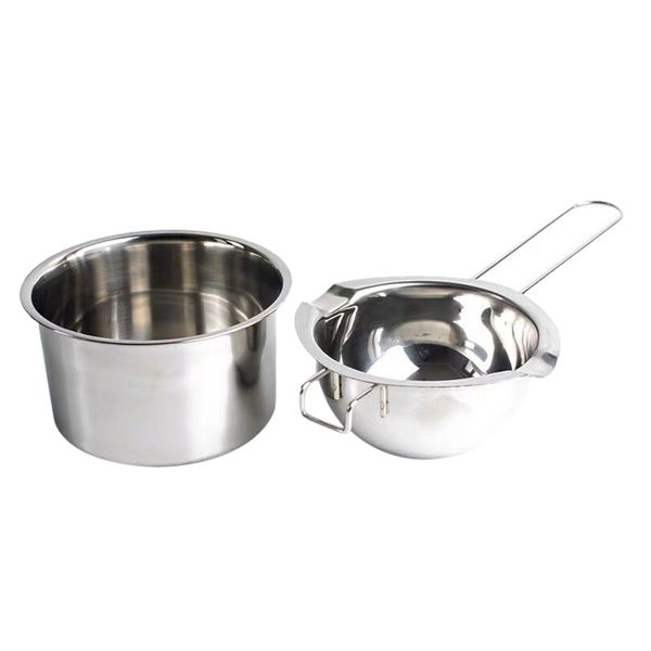 2 pieces double boiler stainless steel pot with heat resistant handle,large capacity for melting candle , soap making
2 pieces double boiler stainless steel pot with heat resistant handle,large capacity for melting candle , soap making