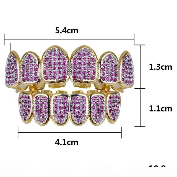 новый заказ fit hiphop gold teeth grillz caps micro pave fuchsia цирконий верх низ грили набор для подарка кристмас женщин, Black
новый заказ fit hiphop gold teeth grillz caps micro pave fuchsia цирконий верх низ грили набор для подарка кристмас женщин, Black