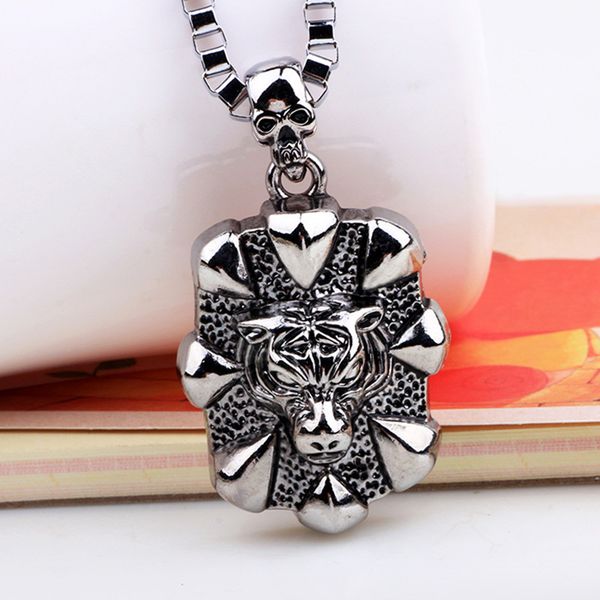 2020 new vintage hiphop lion necklaces silver pendant necklaces skull chain jewelry for men boyfriend gift
2020 new vintage hiphop lion necklaces silver pendant necklaces skull chain jewelry for men boyfriend gift