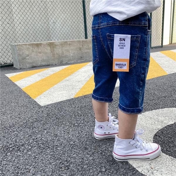 new children's denim and jeans shorts and jeans pants thread contrast color boys' elastic five-point pants western-style baby shor, Blue
new children's denim and jeans shorts and jeans pants thread contrast color boys' elastic five-point pants western-style baby shor, Blue