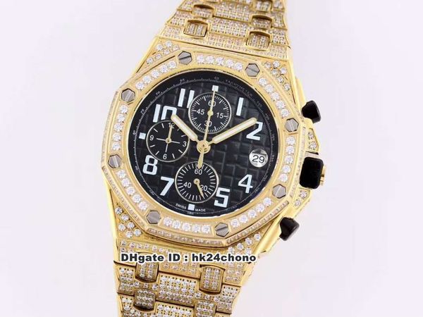 11 style 42mm 18k gold full diamonds vk quartz chronograph mens watch 26470ba black dial 18k glod diamonds strap gents watches, Slivery;brown
11 style 42mm 18k gold full diamonds vk quartz chronograph mens watch 26470ba black dial 18k glod diamonds strap gents watches, Slivery;brown