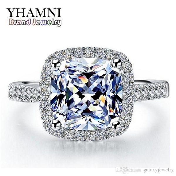 yhamni real 100% 925 sterling silver rings wholesale inlay 3 carat sona simulation cz wedding rings for women rh002, Slivery;golden
yhamni real 100% 925 sterling silver rings wholesale inlay 3 carat sona simulation cz wedding rings for women rh002, Slivery;golden