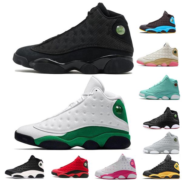 new shoe xiii men s women s basketball shoes flint bred all black white hologram chicago 13s sports sneaker 40-47
new shoe xiii men s women s basketball shoes flint bred all black white hologram chicago 13s sports sneaker 40-47