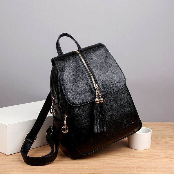 female 2020 new korean fashion soft leather anti-theft all-match large backpack capacity backpack female
female 2020 new korean fashion soft leather anti-theft all-match large backpack capacity backpack female