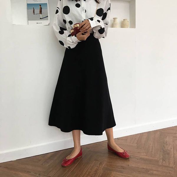 ladies' autumn/winter long skirts teenage girls' vibrant skirts in solid color oh my god it's so beautiful a size 35 to 75 kg, Black
ladies' autumn/winter long skirts teenage girls' vibrant skirts in solid color oh my god it's so beautiful a size 35 to 75 kg, Black