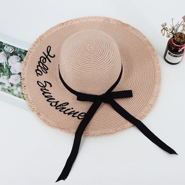 new straw butterfly straw female sun hat beach sun hat letter bow ribbon korean temperament female, Blue;gray
new straw butterfly straw female sun hat beach sun hat letter bow ribbon korean temperament female, Blue;gray