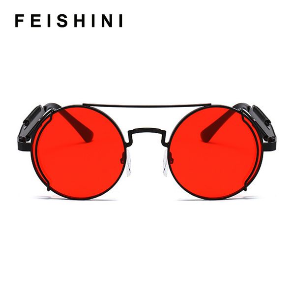 feishin 2020 metal steampunk sunglasses women round retro fashion mirror glasses brand designer frame vintage sunglasses men red, White;black
feishin 2020 metal steampunk sunglasses women round retro fashion mirror glasses brand designer frame vintage sunglasses men red, White;black