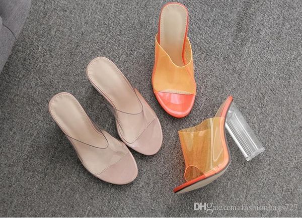 summer transparent pvc women sandals open toe clear crystal beige orange designer pumps woman high heels flat shoe flip flop wedge sandals, Black
summer transparent pvc women sandals open toe clear crystal beige orange designer pumps woman high heels flat shoe flip flop wedge sandals, Black