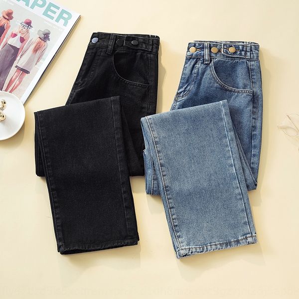 large size for women 2020 new high waist loose straight pants elegant and jeans trousers and jeans slimming all-match long pants, Blue
large size for women 2020 new high waist loose straight pants elegant and jeans trousers and jeans slimming all-match long pants, Blue