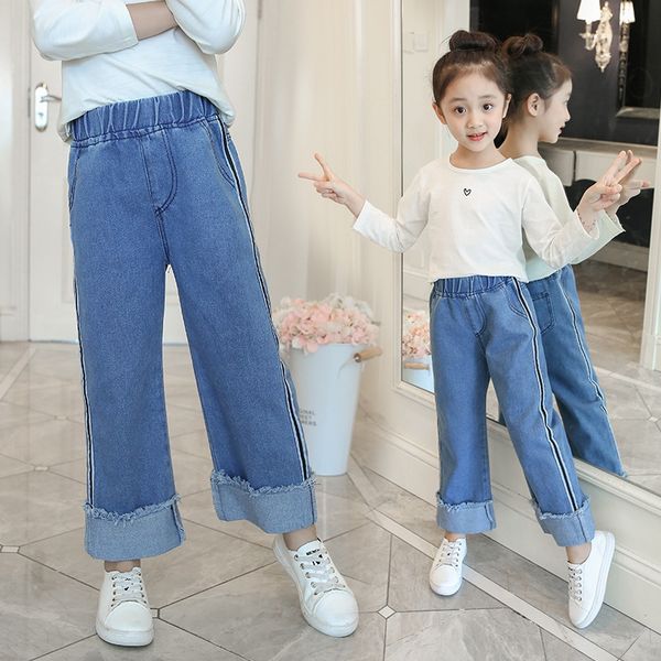curled denim girls 2020 jeans pants wide leg pants new korean fashion loose large and small children solid color wide leg jeans, Blue
curled denim girls 2020 jeans pants wide leg pants new korean fashion loose large and small children solid color wide leg jeans, Blue