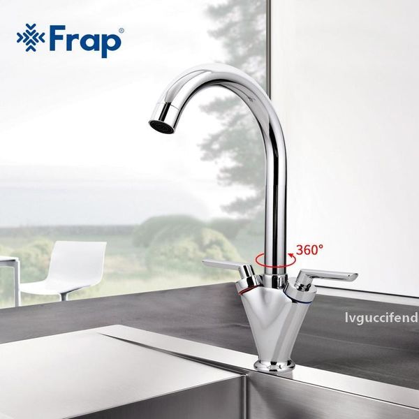 frap simple style dual handle cold and water mixer tap kitchen faucet outlet pipe of gooseneck design f4098 & f4099 t200424
frap simple style dual handle cold and water mixer tap kitchen faucet outlet pipe of gooseneck design f4098 & f4099 t200424