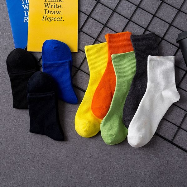 summer men's and cotton sweat-absorbent breathable harajuku fluorescent tide socks men's sports mid-leg socks, Black
summer men's and cotton sweat-absorbent breathable harajuku fluorescent tide socks men's sports mid-leg socks, Black