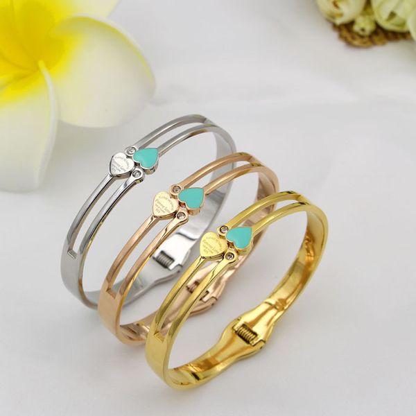 pb65 fashion double forever lover blue and white heart beautiful gold plate bangle for gift ing, Black
pb65 fashion double forever lover blue and white heart beautiful gold plate bangle for gift ing, Black