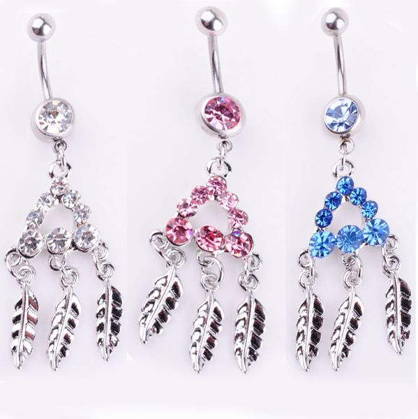 d0740-3 ( 3 colors ) dream catcher dangle 20 pcs mix colors stones belly rings navel naval wholesale lot drop shipping, Silver
d0740-3 ( 3 colors ) dream catcher dangle 20 pcs mix colors stones belly rings navel naval wholesale lot drop shipping, Silver