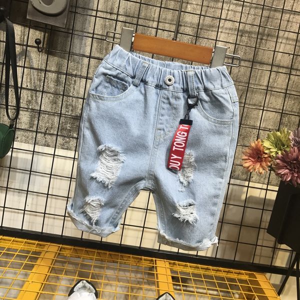 children's wear ankle-length and jeans 2020 new boys' hole-piercing jeans cropped pants handsome korean loose pants for children, Blue
children's wear ankle-length and jeans 2020 new boys' hole-piercing jeans cropped pants handsome korean loose pants for children, Blue