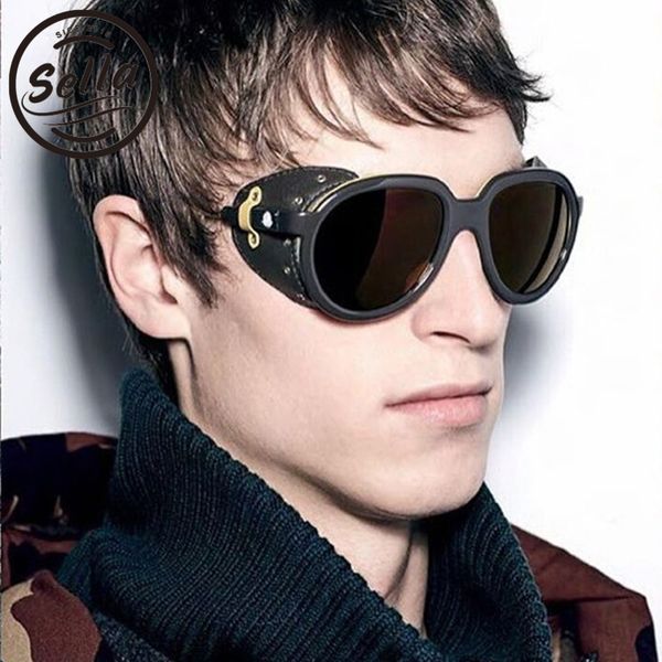 sella new retro leather decoration polarized men pilot sunglasses classic round steampunk women vintage summer glasses uv400, White;black
sella new retro leather decoration polarized men pilot sunglasses classic round steampunk women vintage summer glasses uv400, White;black