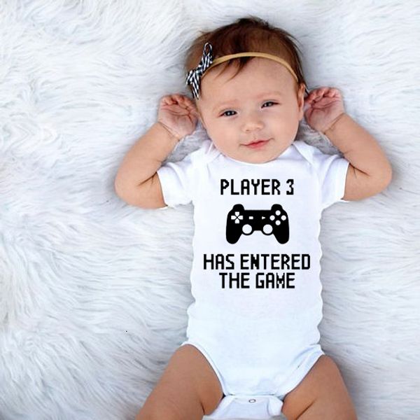 player 3 has entered the game baby newborn boys girls bodysuits summer infant toddler jumpsuits onesie outwear 0-24months, Blue
player 3 has entered the game baby newborn boys girls bodysuits summer infant toddler jumpsuits onesie outwear 0-24months, Blue