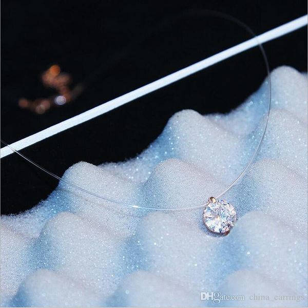 2017 творческий прозрачный блестящий cubic рыбы линия кристалл rhinestone циркон choker розовое золото / серебро ожерелье цвета способа женщ, Silver
2017 творческий прозрачный блестящий cubic рыбы линия кристалл rhinestone циркон choker розовое золото / серебро ожерелье цвета способа женщ, Silver