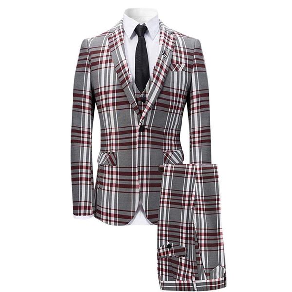 3 pieces plaid suit men suits casual slim fit printed floral for prom party man wedding suits xs-5xl custom size suit, White;black
3 pieces plaid suit men suits casual slim fit printed floral for prom party man wedding suits xs-5xl custom size suit, White;black