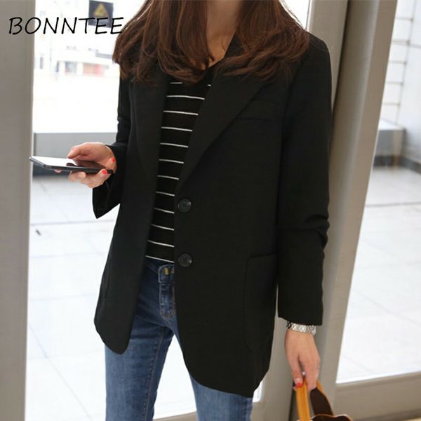 blazers women solid single breasted office ladies elegant slim coat korean style womens long sleeve outwear chic fashion soft, White;black
blazers women solid single breasted office ladies elegant slim coat korean style womens long sleeve outwear chic fashion soft, White;black