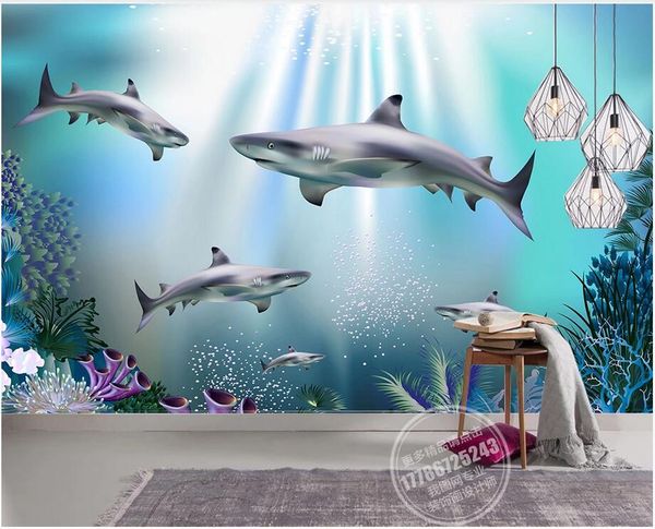 3d wallpaper custom p mural european 3d underwater animal great white shark background painting wallpaper for living room 3d stickers
3d wallpaper custom p mural european 3d underwater animal great white shark background painting wallpaper for living room 3d stickers