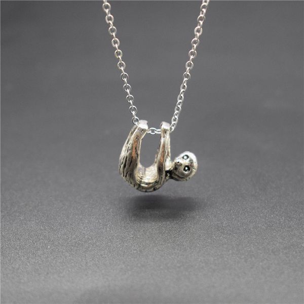 new vintage sloth necklace retro sloth charm female and male gift necklace fashion women jewellery jewellery, Silver
new vintage sloth necklace retro sloth charm female and male gift necklace fashion women jewellery jewellery, Silver