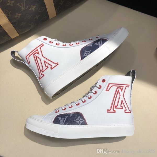 38-45 famous mens designer shoes with canvas materials classic flat print comfortable shoes sole lace up high-sneakers ll11
38-45 famous mens designer shoes with canvas materials classic flat print comfortable shoes sole lace up high-sneakers ll11