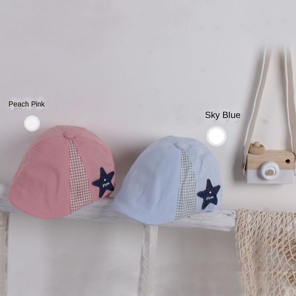 korean pure color five-pointed star labeling children's beret season new boys and cap beret baby hat girls all-match baby cap, Blue;gray
korean pure color five-pointed star labeling children's beret season new boys and cap beret baby hat girls all-match baby cap, Blue;gray