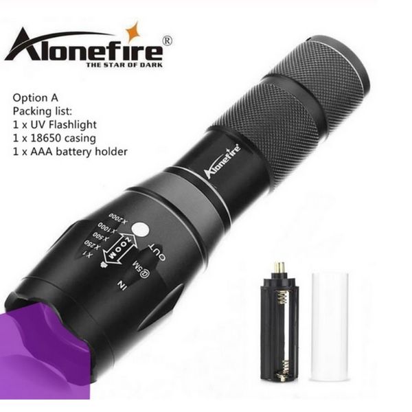 alonefire e17 уф 365нм ультрафиолетовое масштабируемые 18650 для invisible cat dog pet пятна охоты маркер checker
alonefire e17 уф 365нм ультрафиолетовое масштабируемые 18650 для invisible cat dog pet пятна охоты маркер checker