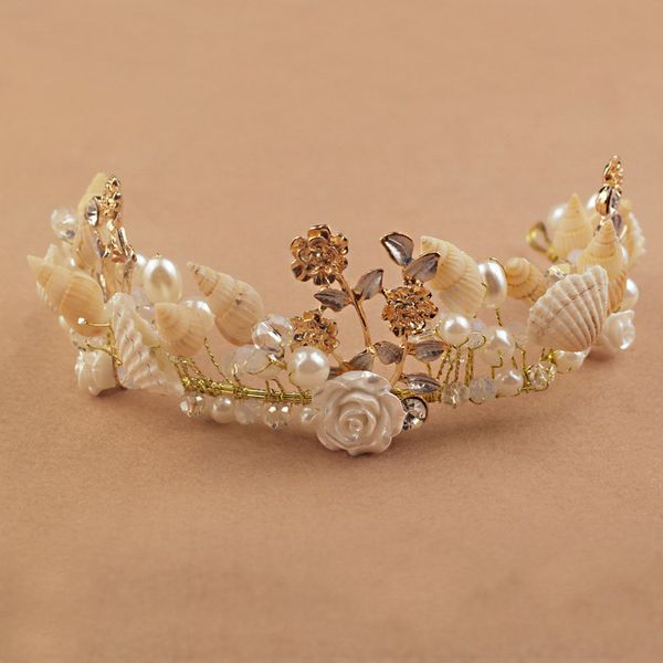 le liin mermaid оголовье pearl shell корона для аксессуаров невесты пляж свадебные прически свадебные seashell tiara пром головной убор y200, White;golden
le liin mermaid оголовье pearl shell корона для аксессуаров невесты пляж свадебные прически свадебные seashell tiara пром головной убор y200, White;golden