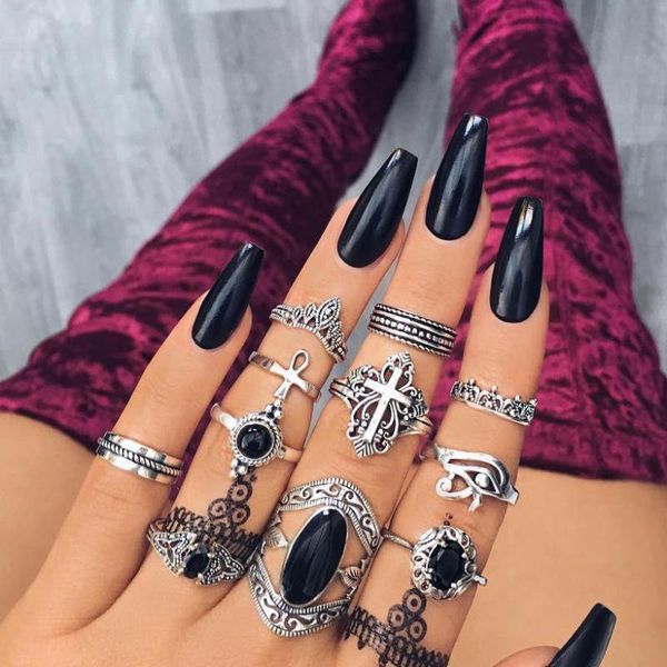11 pcs/set bohemian retro gem geometry cross peach heart crown ring set lady charm jewelry bff dating valentine day gift, Golden;silver
11 pcs/set bohemian retro gem geometry cross peach heart crown ring set lady charm jewelry bff dating valentine day gift, Golden;silver