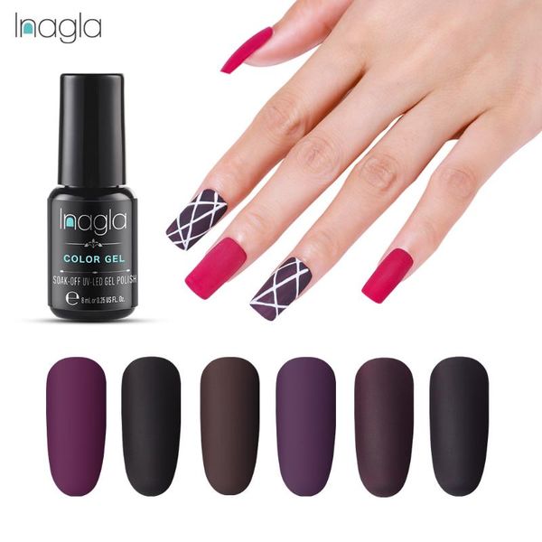 inagla jam nail gel polish 8ml nail art salon tips color 8ml soak off organic uv led gel varnish coat primer, Red;pink
inagla jam nail gel polish 8ml nail art salon tips color 8ml soak off organic uv led gel varnish coat primer, Red;pink