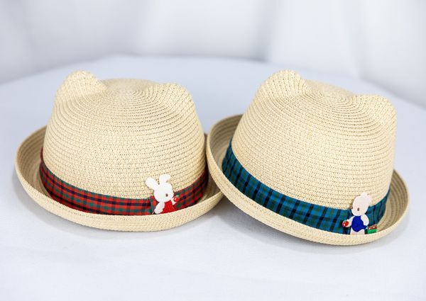 fam * iliar straw ins cartoon little ear boy girl cap cap straw baby baby hat children's hat, Blue
fam * iliar straw ins cartoon little ear boy girl cap cap straw baby baby hat children's hat, Blue