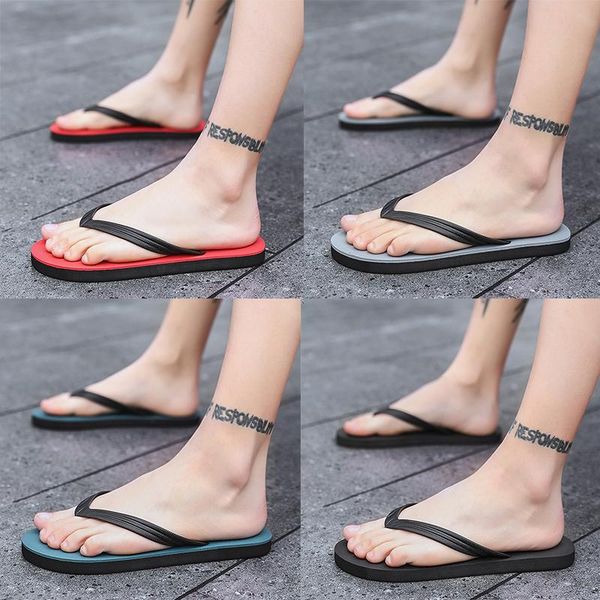 men shoes designer sandals and slippers summer tide brand flip flops casual non-slip wear-resistant outdoor beach shoes, Black
men shoes designer sandals and slippers summer tide brand flip flops casual non-slip wear-resistant outdoor beach shoes, Black