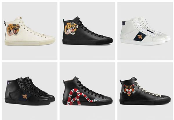shoes ace embroidery white tiger bee snake shoes leather sports shoes men and women casual sneakers 35-46, Black
shoes ace embroidery white tiger bee snake shoes leather sports shoes men and women casual sneakers 35-46, Black