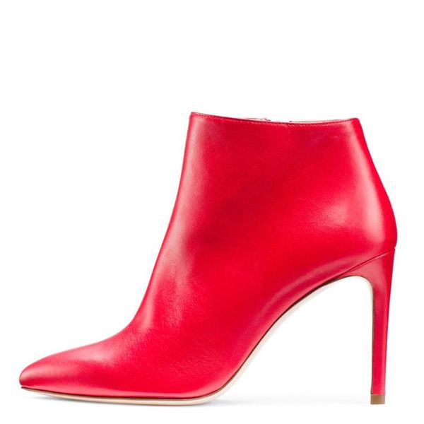 stunning2020 red pu women's pointed high heel short large size ankle boots straight, Black
stunning2020 red pu women's pointed high heel short large size ankle boots straight, Black