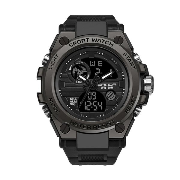 sanda three da 739 outdoor sports shuangxian movement more kinetic energy electronic watch chao male waterproof luminous male, Slivery;brown
sanda three da 739 outdoor sports shuangxian movement more kinetic energy electronic watch chao male waterproof luminous male, Slivery;brown