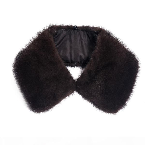 real mink fur men collar winter warm scarf for men's coat solid straight detachable natural collar genuine real fur collar c#26, Blue;gray