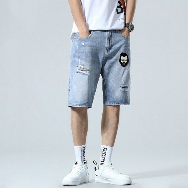 mens ripped jeans short pants slim fit distressed hip hop denim pants 2020 latest european and american baggy ripped jean short, Blue
mens ripped jeans short pants slim fit distressed hip hop denim pants 2020 latest european and american baggy ripped jean short, Blue