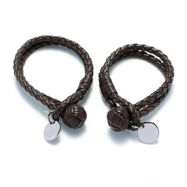 italy brand new braided leather bracelets 5 colors fashion cuff wristbands luxury titanium steel hanging ornament bracelet lover gift, White
italy brand new braided leather bracelets 5 colors fashion cuff wristbands luxury titanium steel hanging ornament bracelet lover gift, White
