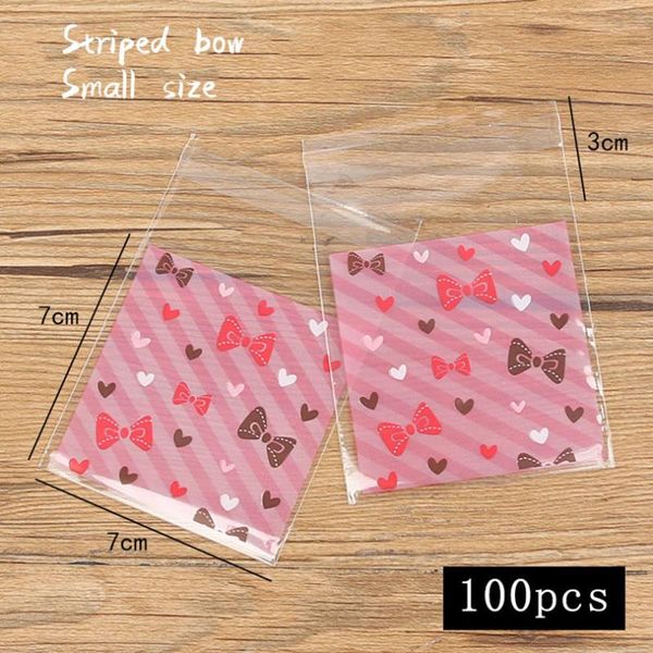 50pcs/lot self adhesive plastic bag love heart bow slash decor candy soap cookie handmade biscuit wedding party gift package 7*7
50pcs/lot self adhesive plastic bag love heart bow slash decor candy soap cookie handmade biscuit wedding party gift package 7*7
