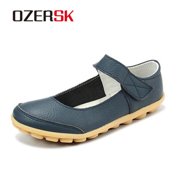 ozersk brand summer soft comfortable split leather woman flats shoes leisure ballet footwear hollow out shoes plus size 35~43, Black
ozersk brand summer soft comfortable split leather woman flats shoes leisure ballet footwear hollow out shoes plus size 35~43, Black